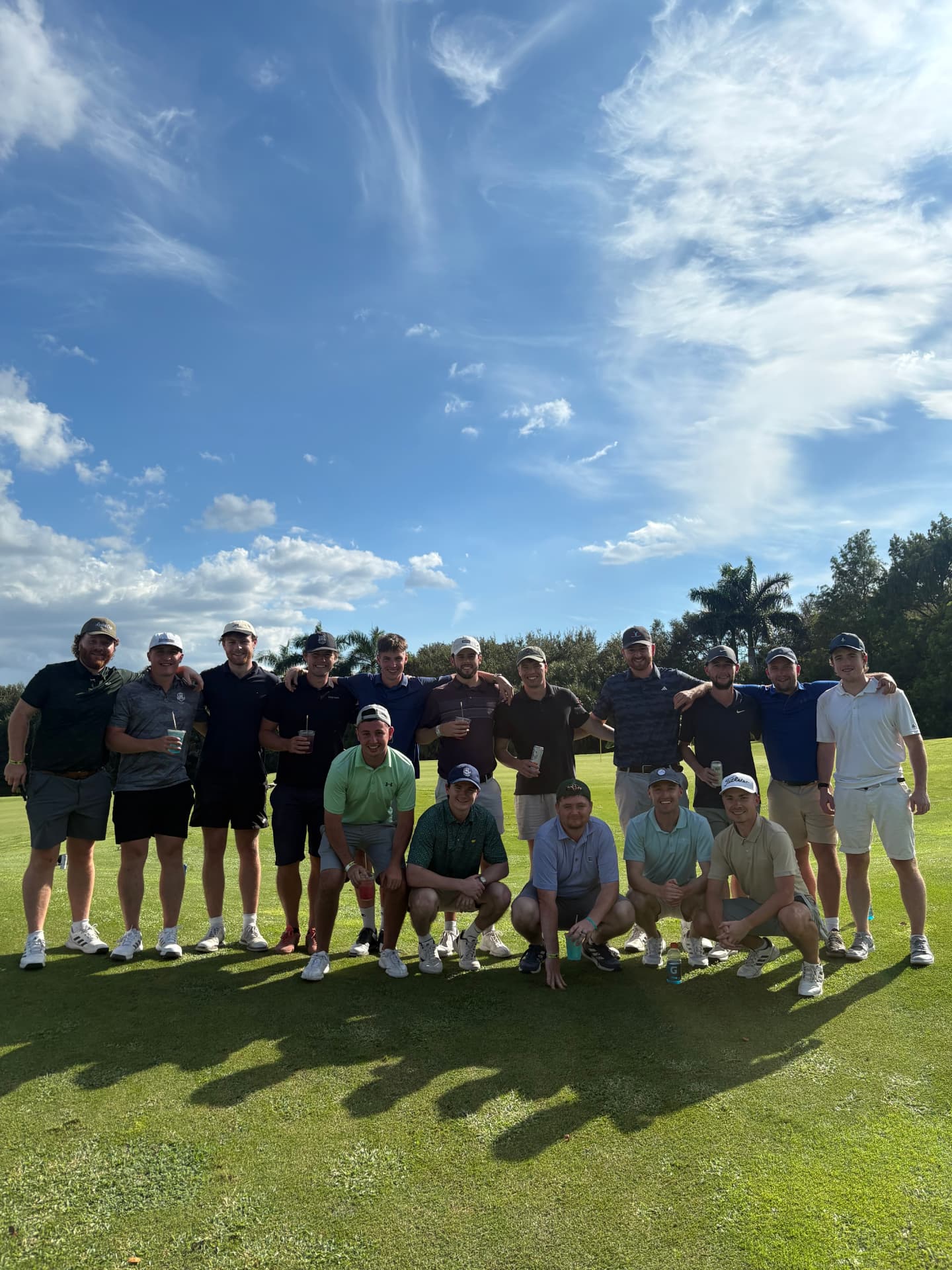 Golf Bucks members together on the course